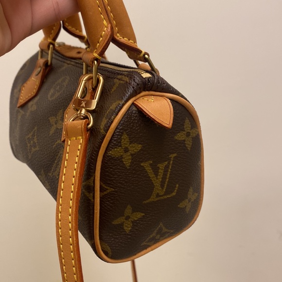 Louis Vuitton mini speedy mini HL monogram vintage comes with strap authentic - Picture 4 of 11